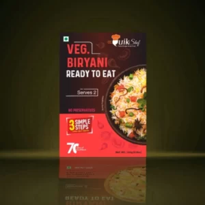 quikshef ready to eat veg biryani 250g