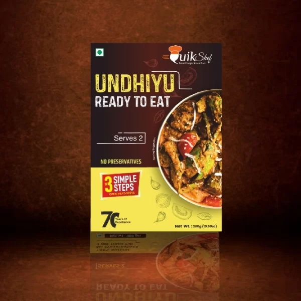 QuikShef Ready To Eat Undhiyu 300g